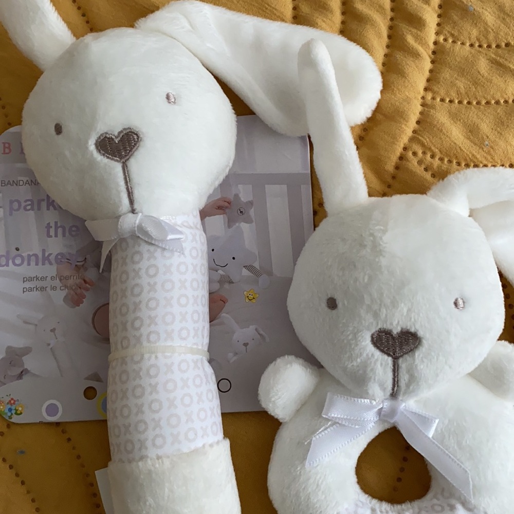 Bunny Baby Rattle Bundle - Picture 3 of 3
